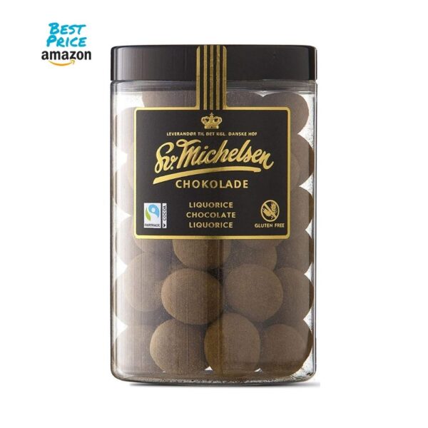Fairtrade Chokolade mit Lakritz aus Dänemark von Sv. Michelsen 250g Packung