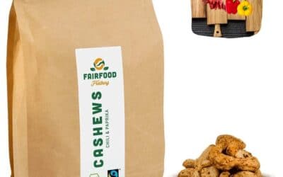500g Chili & Paprika Cashew Kerne ” Feuertänzer” von Fairfood, scroll weiter